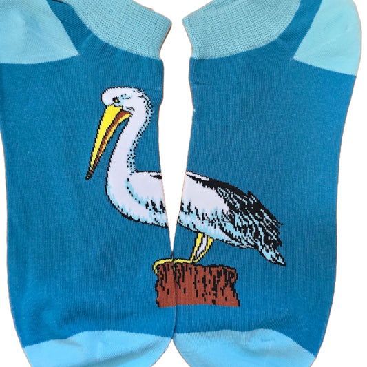 Pelican Ankle Socks from the Sock Panda (Adult Large - Men's Shoe Sizes 8-12)