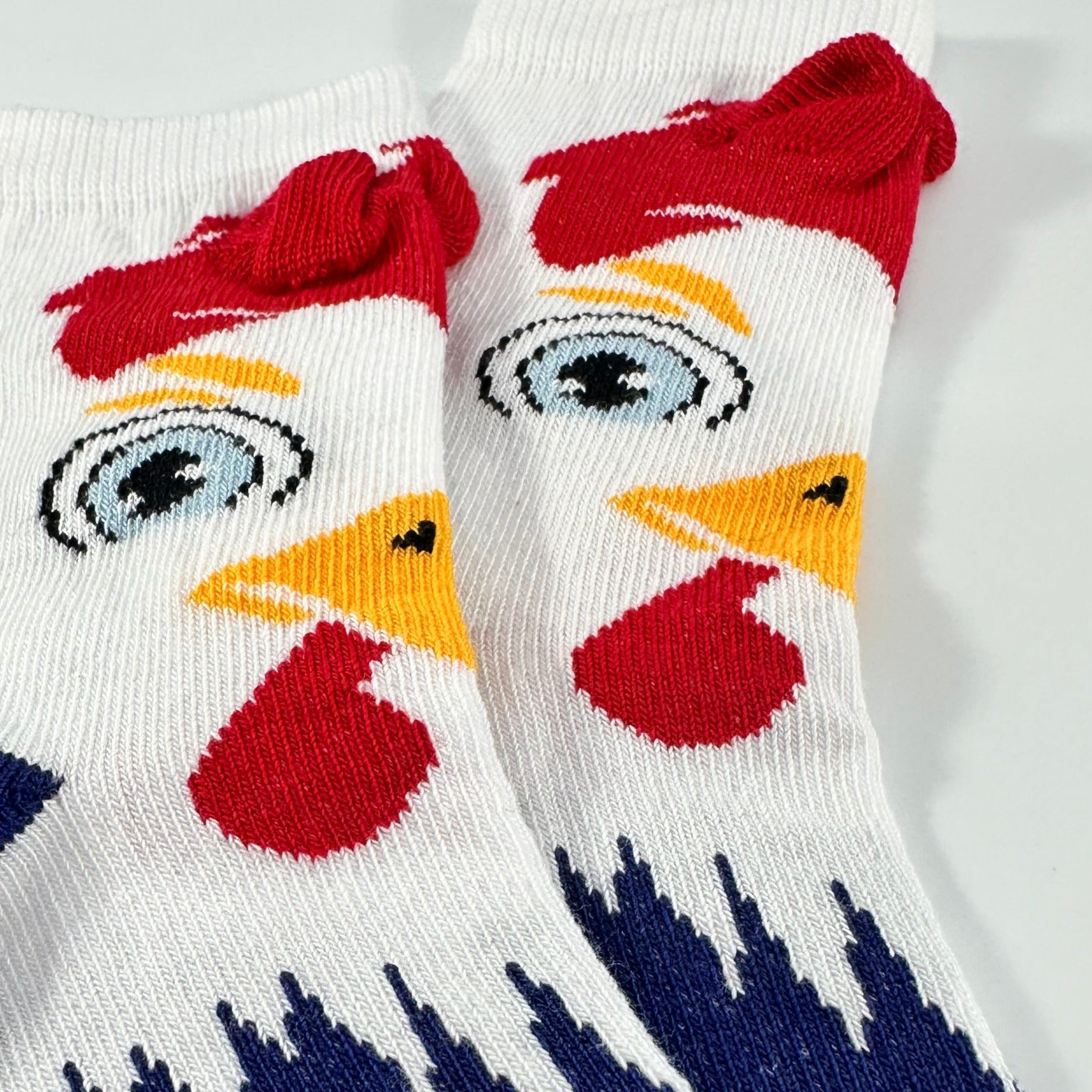 Rooster Socks from the Sock Panda (Age 3-7)
