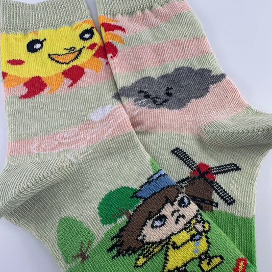 Sun vs. Wind Socks from the Sock Panda (Age 3-7)