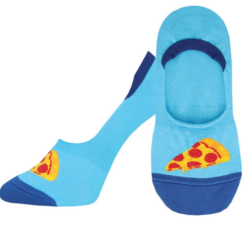 In Pizza We Crust No Show Liner Socks (Adult Medium)
