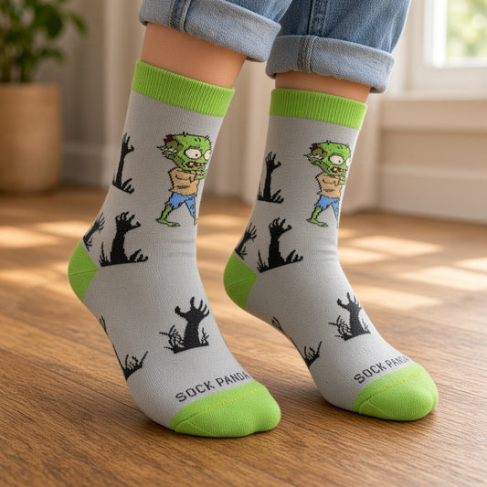 Zombie Socks from the Sock Panda (Adult Small - Shoe Sizes 2-5)