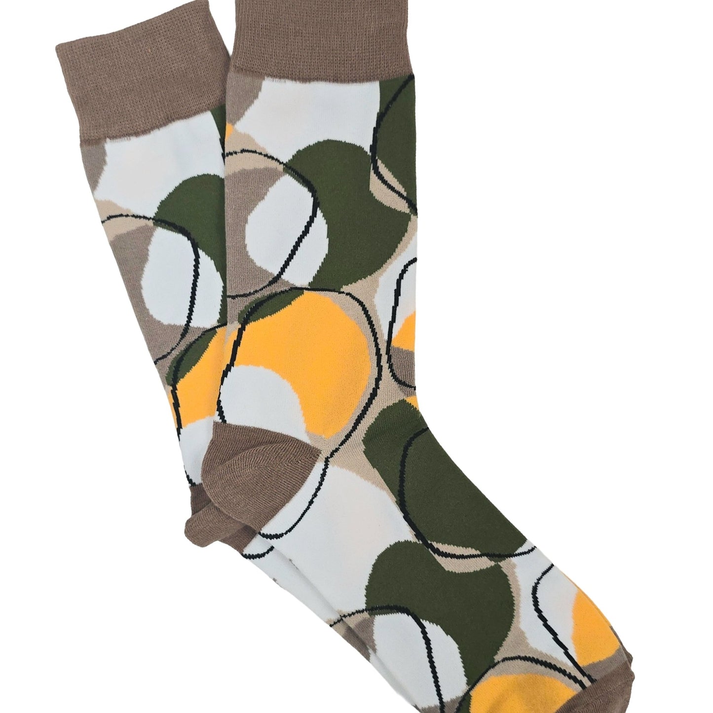 Abstract Geometric Pattern Socks from the Sock Panda (Adult Large - Men's Shoe Sizes 8 - 12)