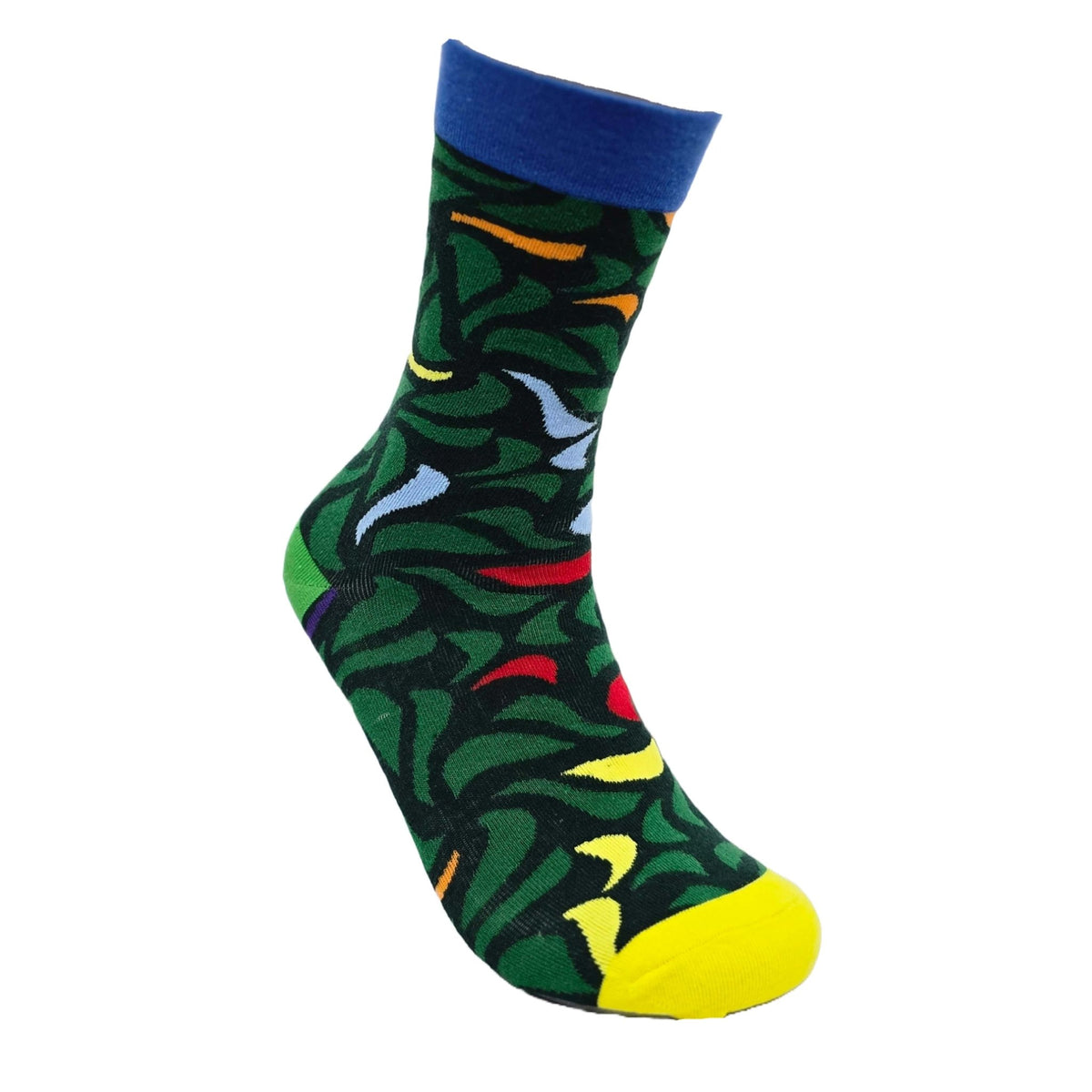 Artistic Leaf Pattern Socks from the Sock Panda (Adult Medium), FallArtLeavesMd