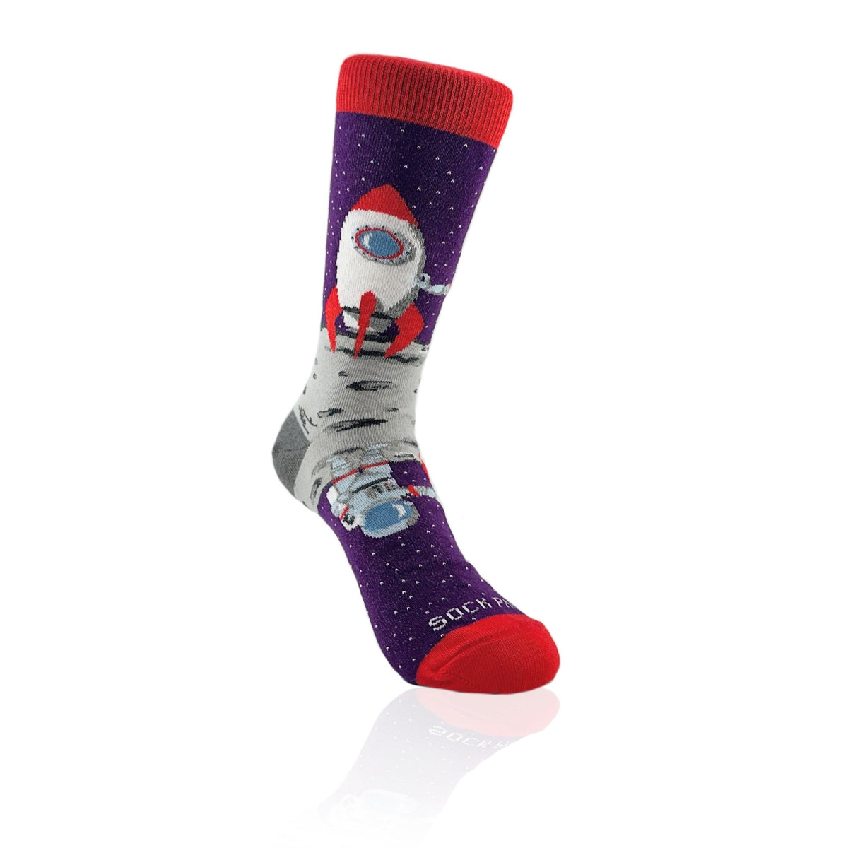 Astronaut on the Moon Socks from the Sock Panda (Adult Small), AtronautTweenSm