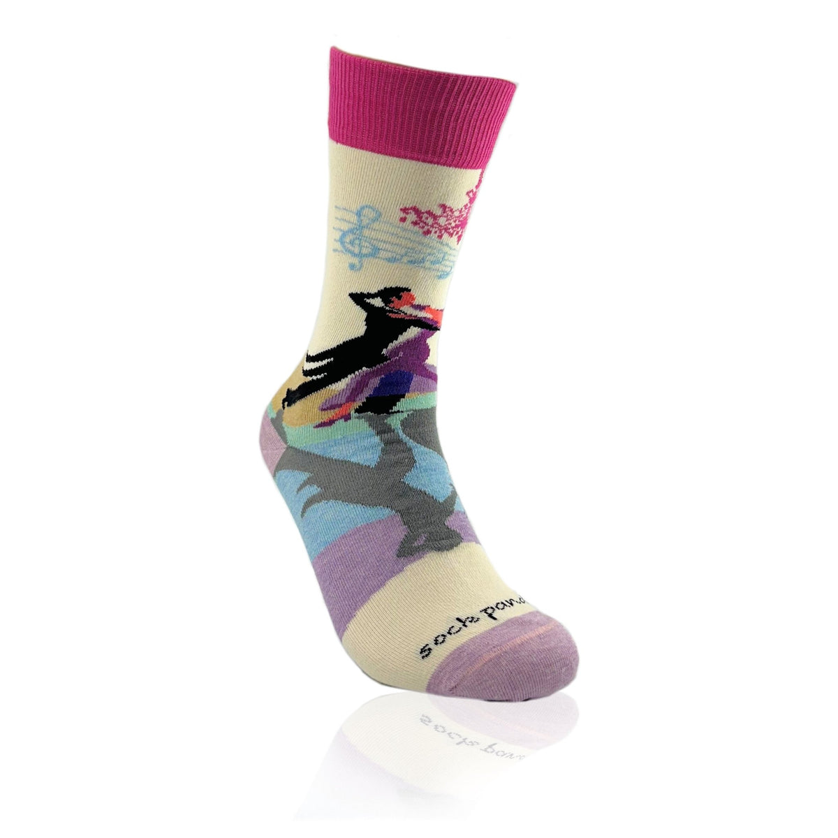 Ballroom Dancers Socks from the Sock Panda (Adult Medium), BallroomSwanMd