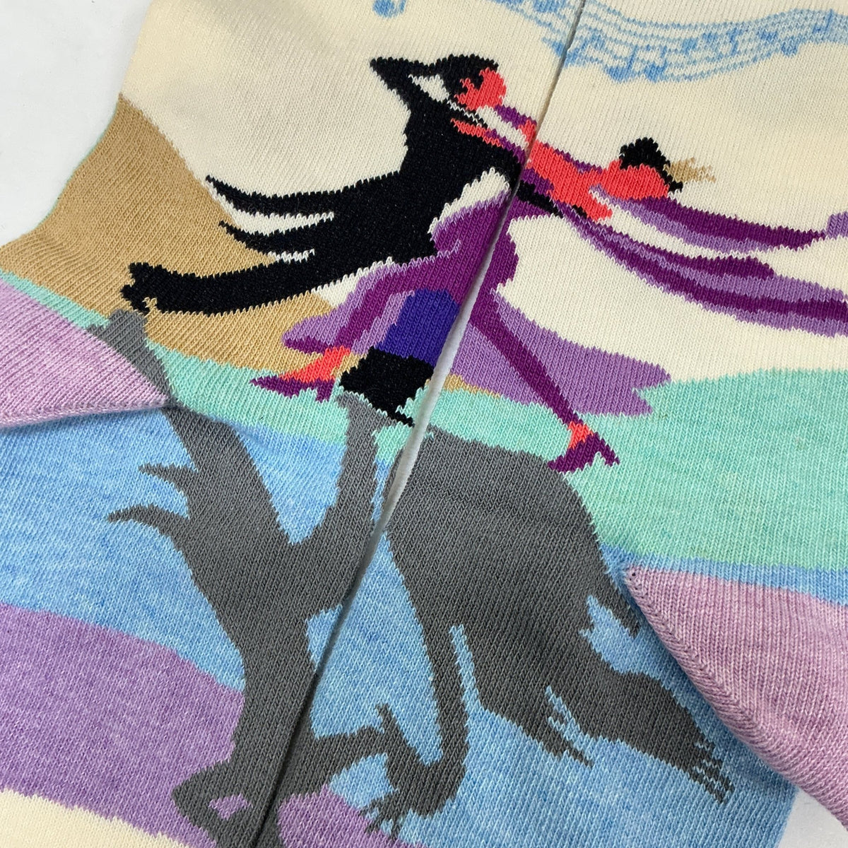 Ballroom Dancers Socks from the Sock Panda (Adult Medium), BallroomSwanMd