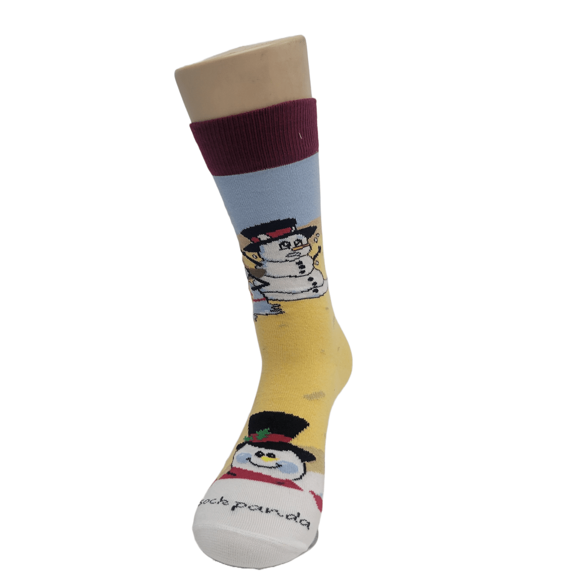 Beach Snowmen Socks from the Sock Panda (Adult Medium - Women's Shoe Sizes 5-10), BeachSnowMd