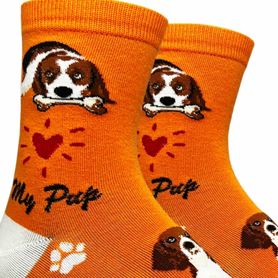 Beagle Dog Socks (Adult Medium - Women's Shoe Sizes 5-10), NVW002-Beagle