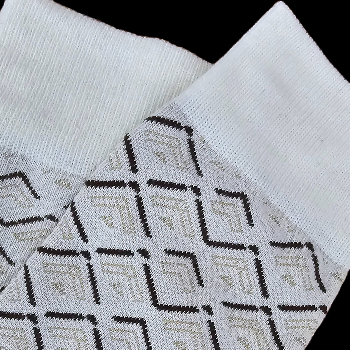 Beige Classic Diamond Pattern from the Sock Panda (Adult Large), ClassicBeigeLg