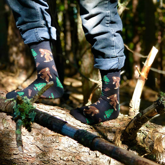 Bigfoot Socks from the Sock Panda (Men's or Women's Sizes)