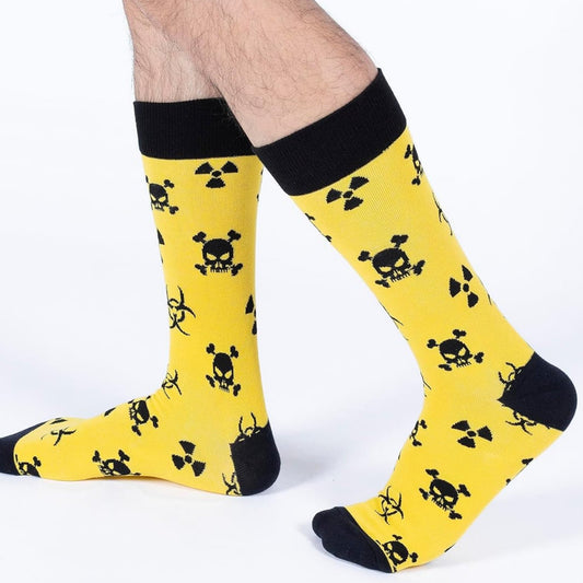 Biohazard Socks from the Sock Panda (Adult Large - Men's Shoe Sizes 8 - 12)