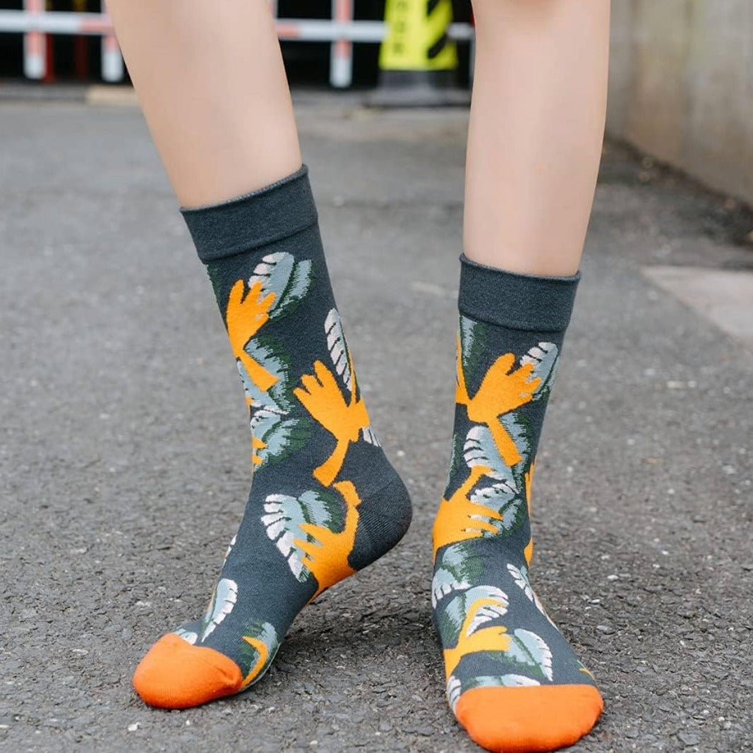 Birds of a Feather Socks from the Sock Panda (Adult Medium - Women's Shoe Sizes 5 - 10)