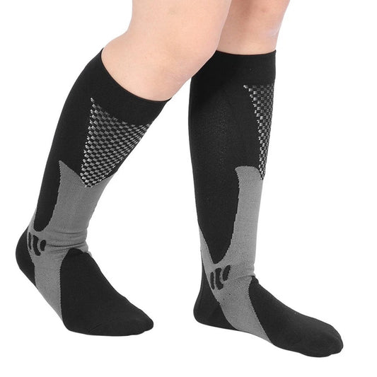 Black Sport Knee High - (Compression Socks)