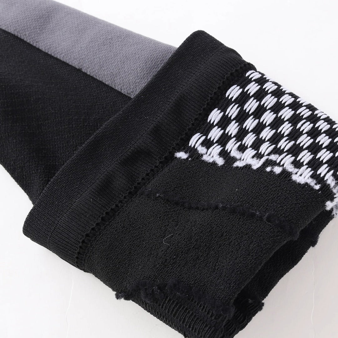 Black Sport Knee High - (Compression Socks), BlackSportCompMd