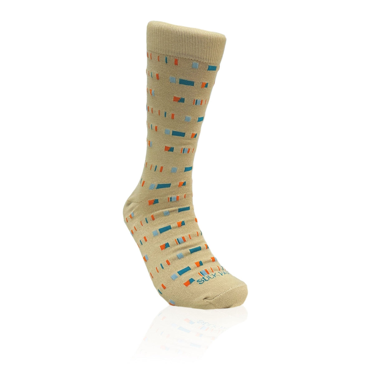 Broken Stripe Pattern Socks from the Sock Panda (Adult Large), BrokeLineGeoLg