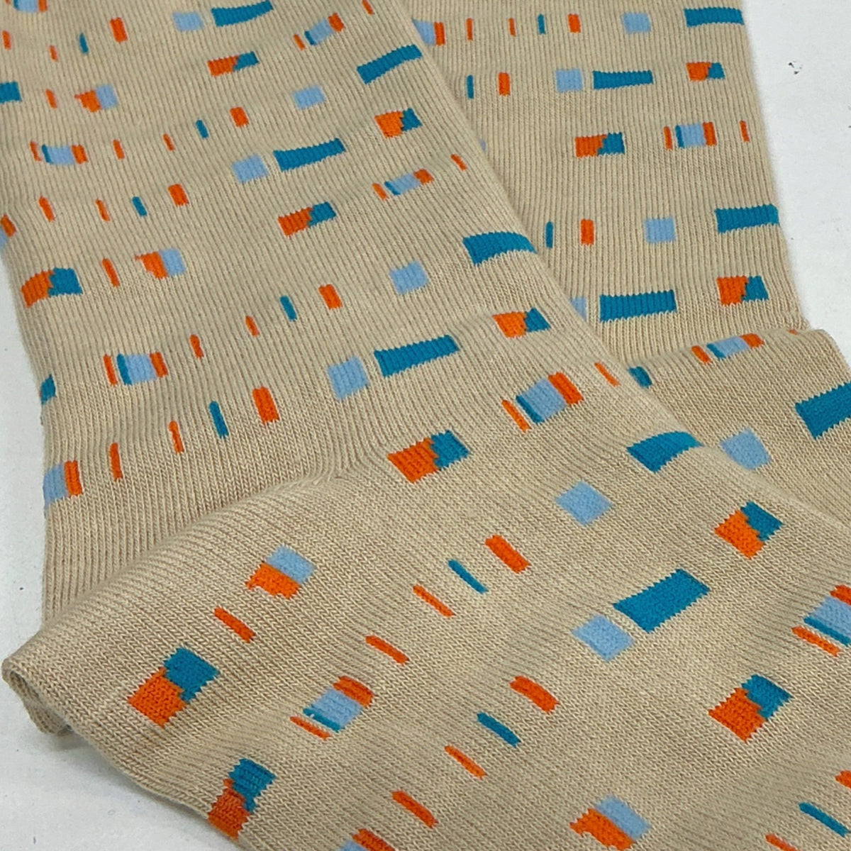 Broken Stripe Pattern Socks from the Sock Panda (Adult Large), BrokeLineGeoLg