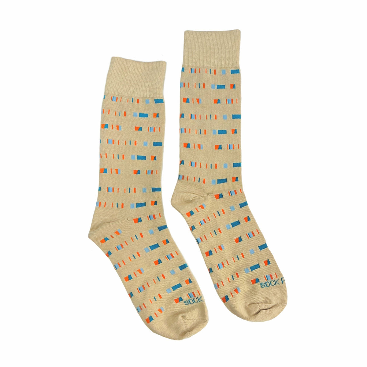 Broken Stripe Pattern Socks from the Sock Panda (Adult Large), BrokeLineGeoLg