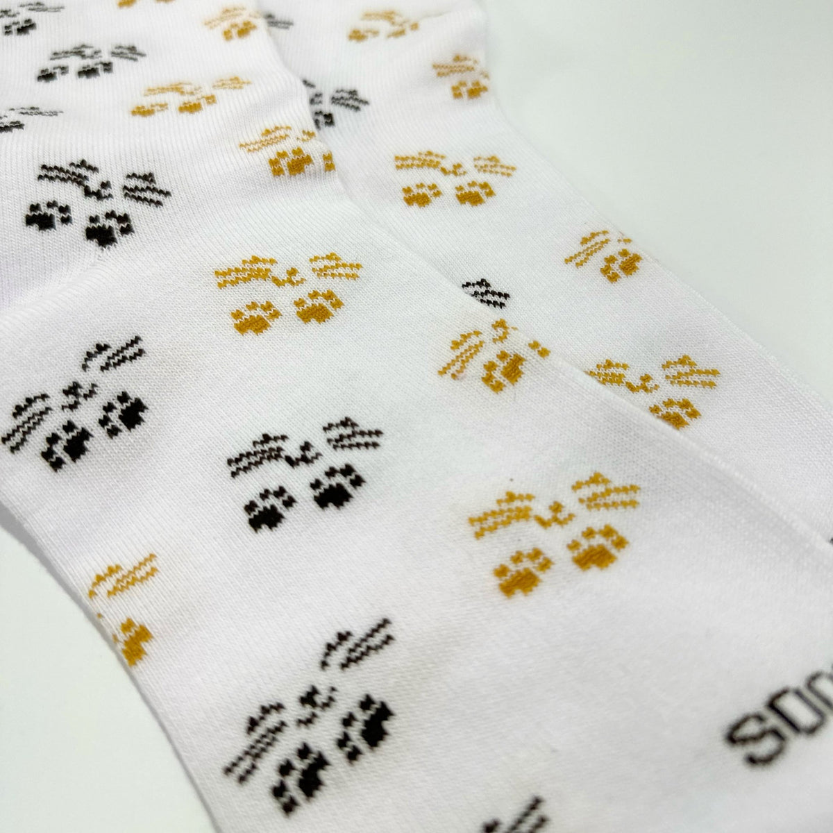 Cat Face and Paws the Sock Panda (Adult Medium - Women's Shoe Sizes 5-10), PawandFaceMd