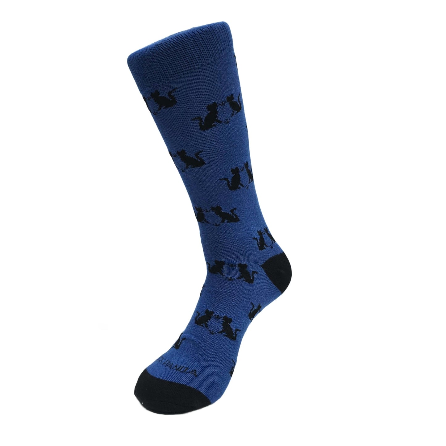 Cat Silhouette Pattern Socks from the Sock Panda (Adult Large - Men's Shoe Sizes 8 - 12)
