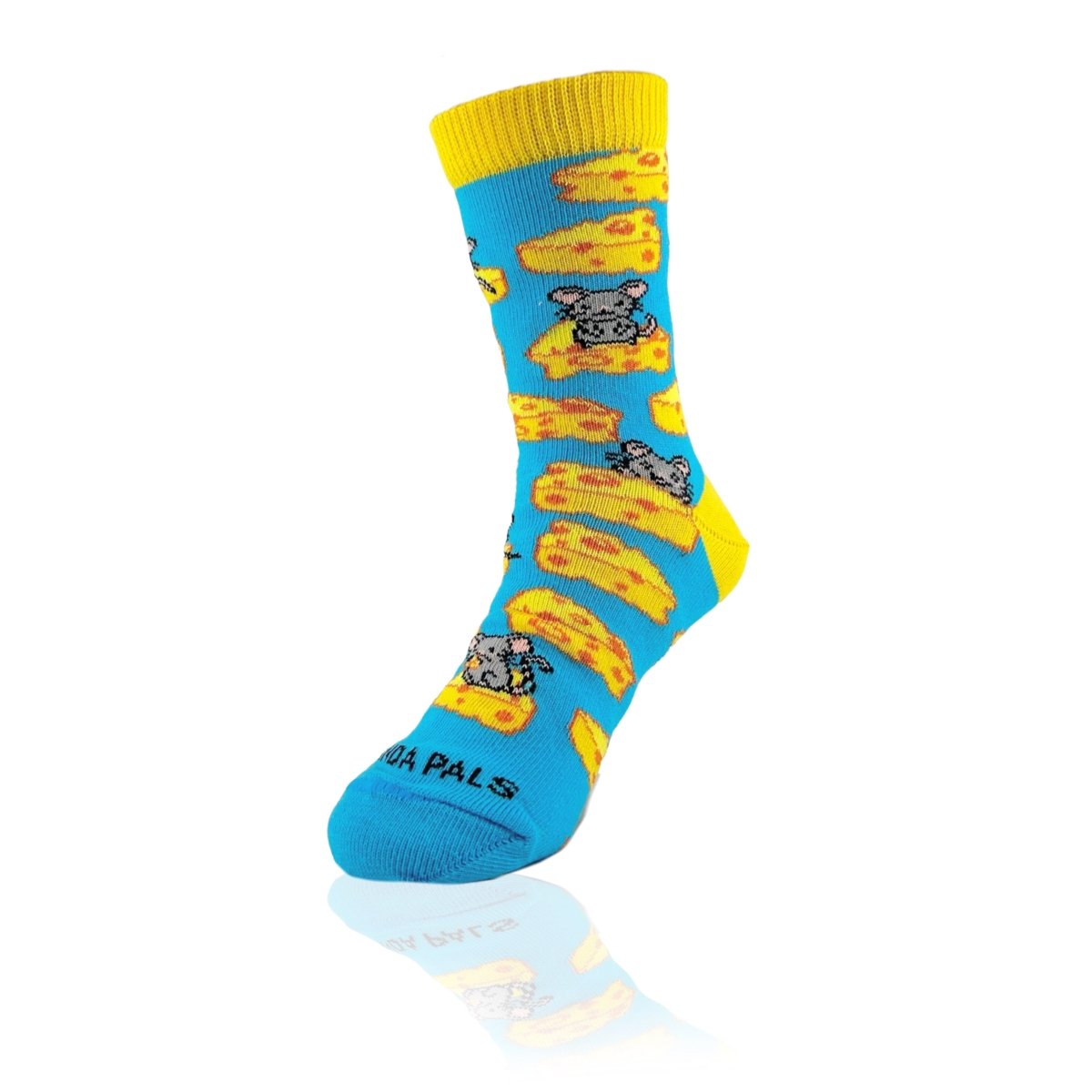 Cheese and Mice Socks from the Sock Panda (Ages 3 - 7) CheesePalMd
