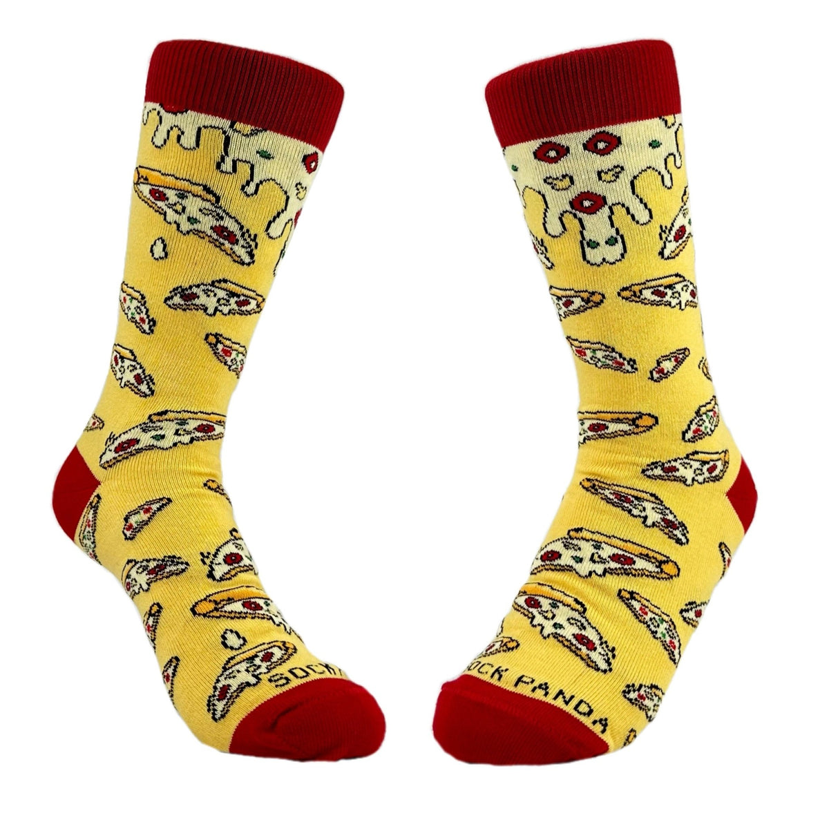 Cheesy Pizza Pattern Socks from the Sock Panda (Adult Small - Shoe Sizes 2-5), ChPizzaPattSm