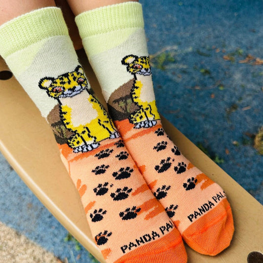 Cheetah Socks from the Sock Panda (Ages 3 - 7)
