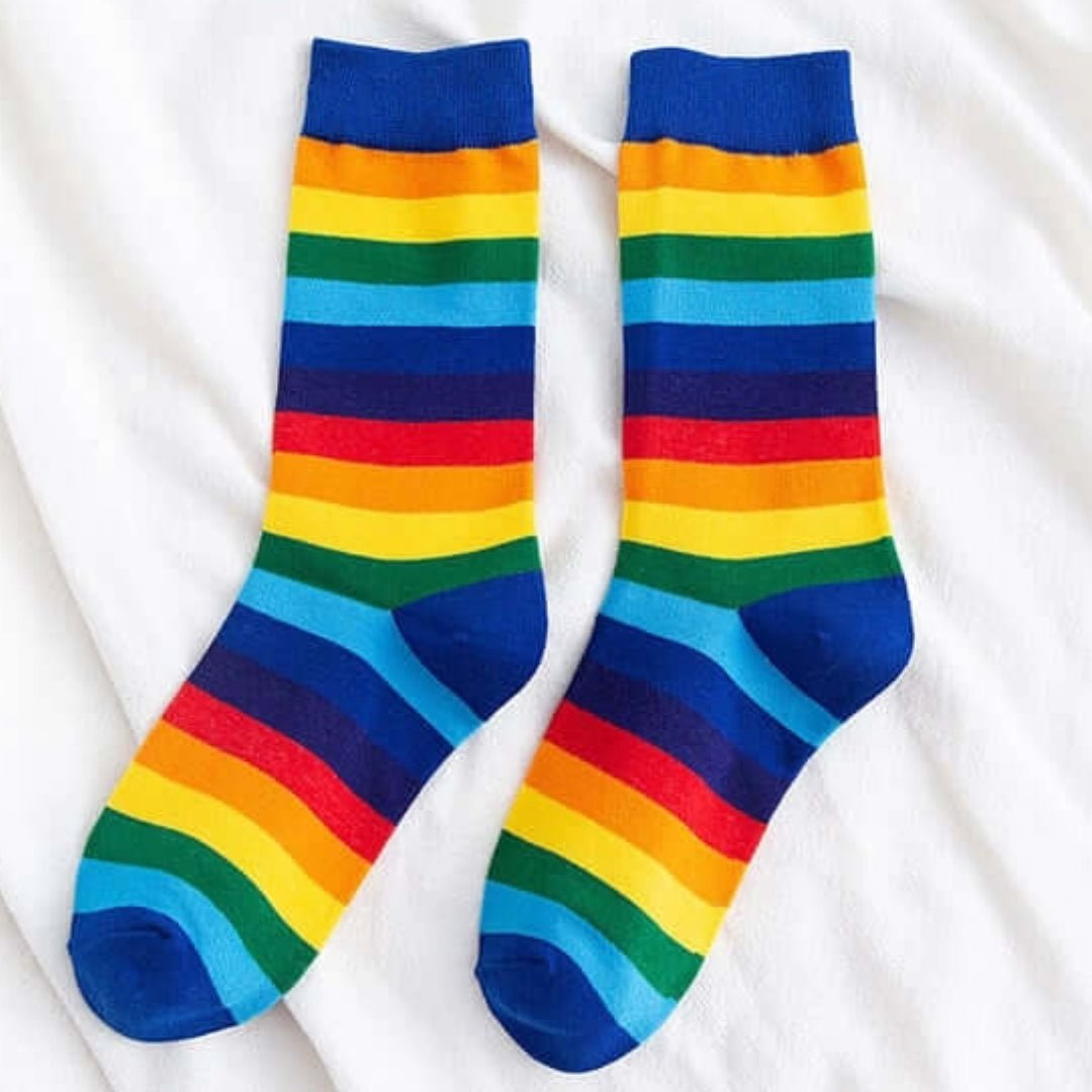 Colorful Striped Socks from the Sock Panda