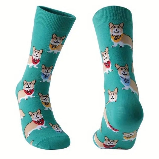 Corgi Socks (Adult Medium - Women's Shoe Sizes 5 - 10)