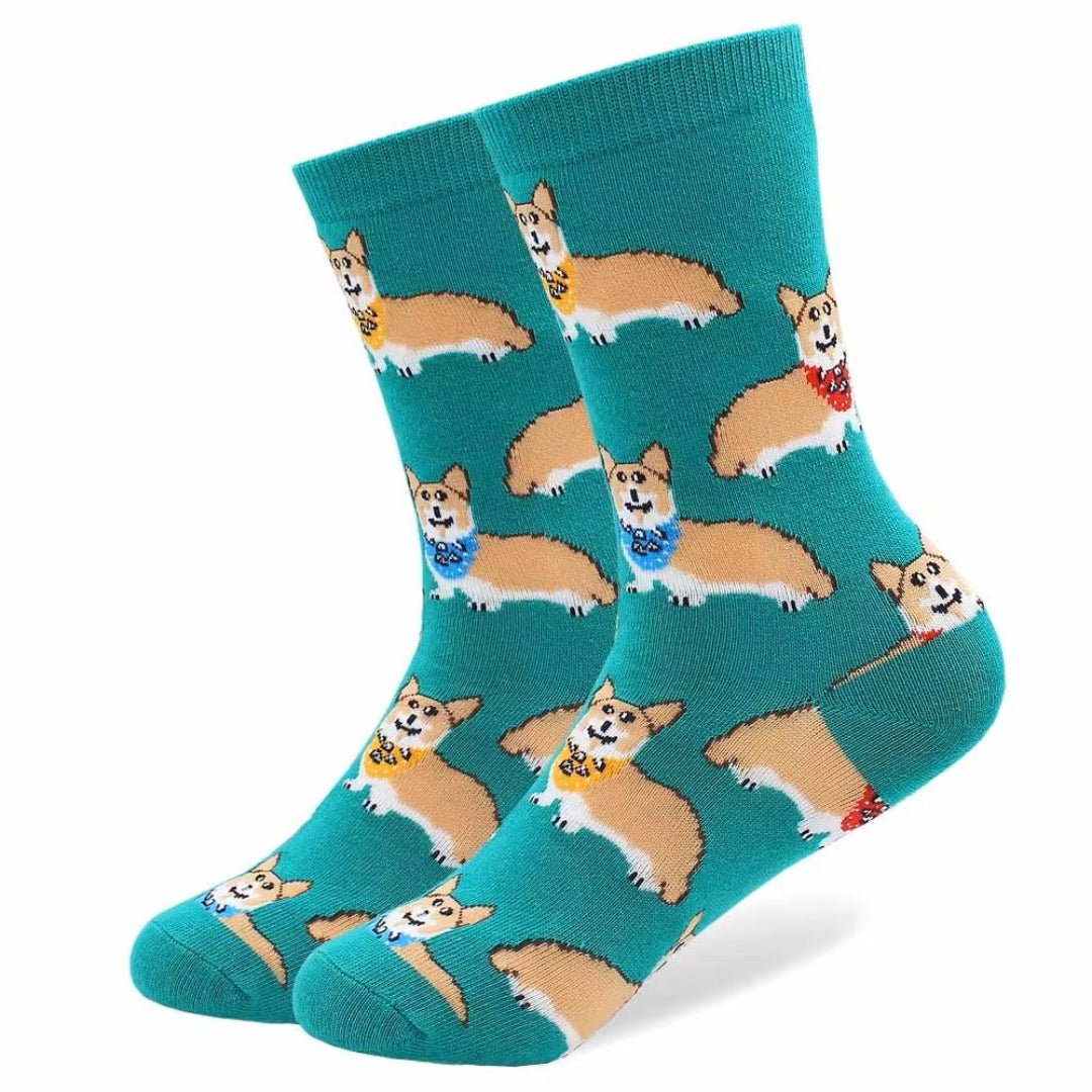 Corgi Socks (Adult Medium - Women's Shoe Sizes 5-10), CorgiMedium