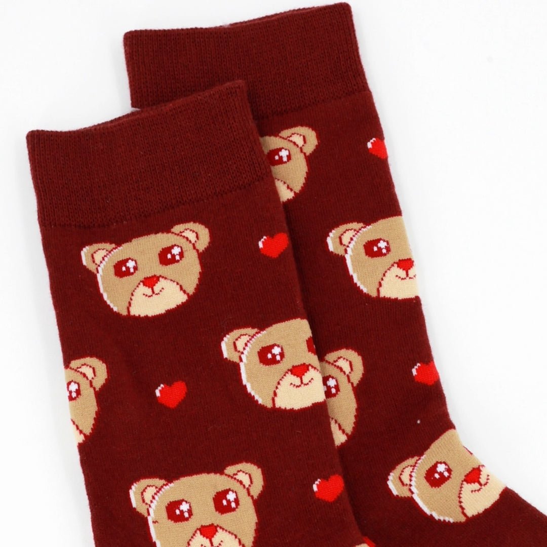 Cute Bear Socks from the Sock Panda (Adult Medium), CuteBearMd
