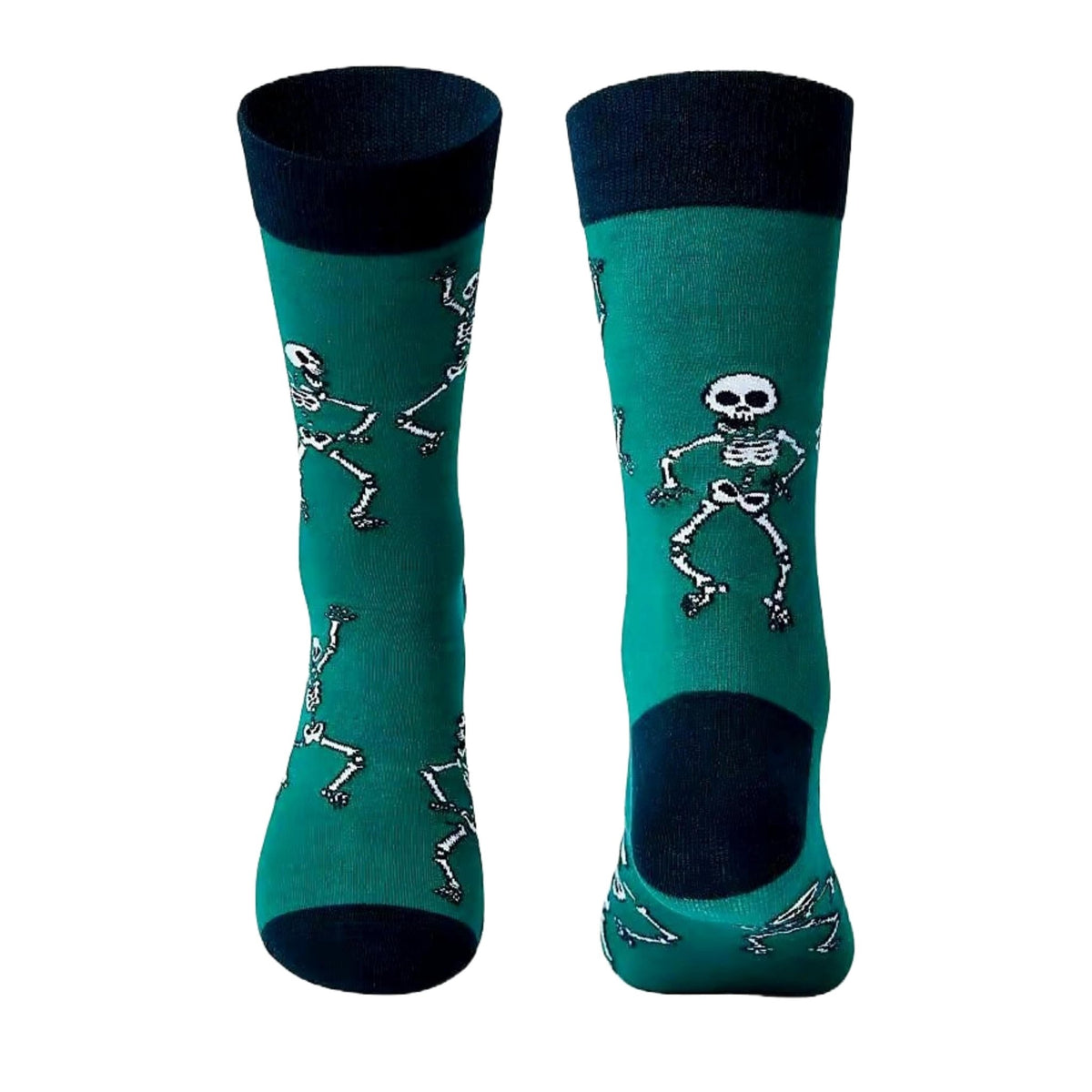 Dancing Skeleton Socks from the Sock Panda (Adult Large - Men's Shoe Sizes 8-12), DanceSkeletonLg