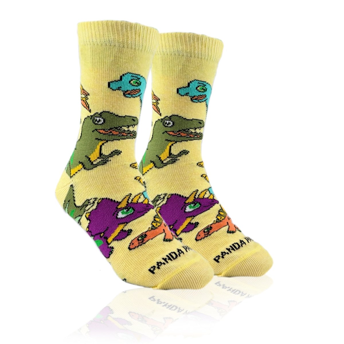 Dinosaur Friends Socks from the Sock Panda (Ages 3-7), DinoFriendMd