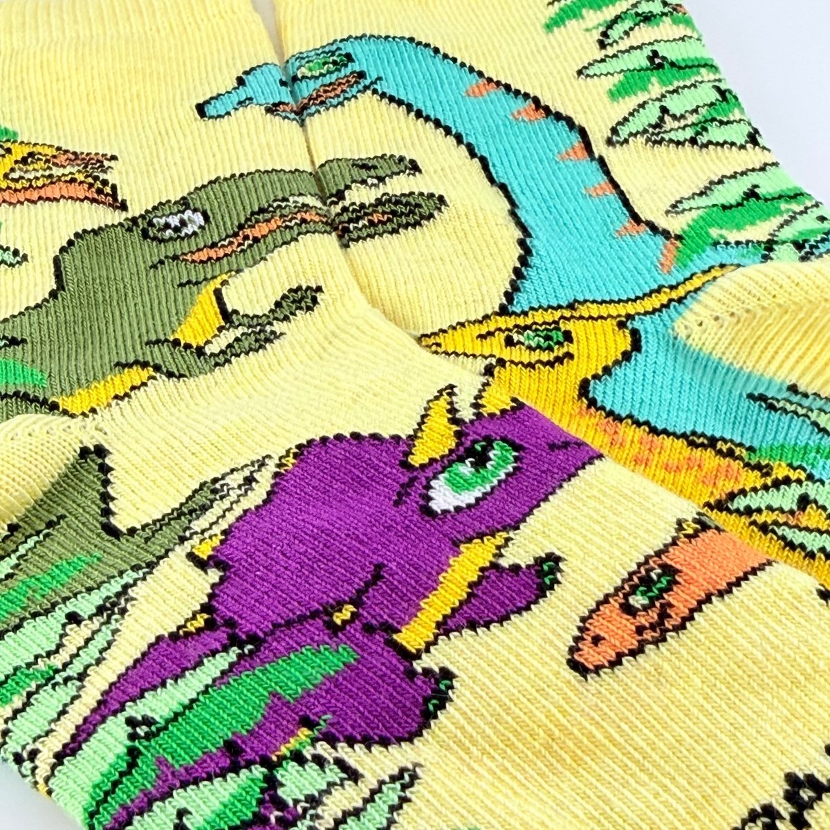 Dinosaur Friends Socks from the Sock Panda (Ages 3-7), DinoFriendMd