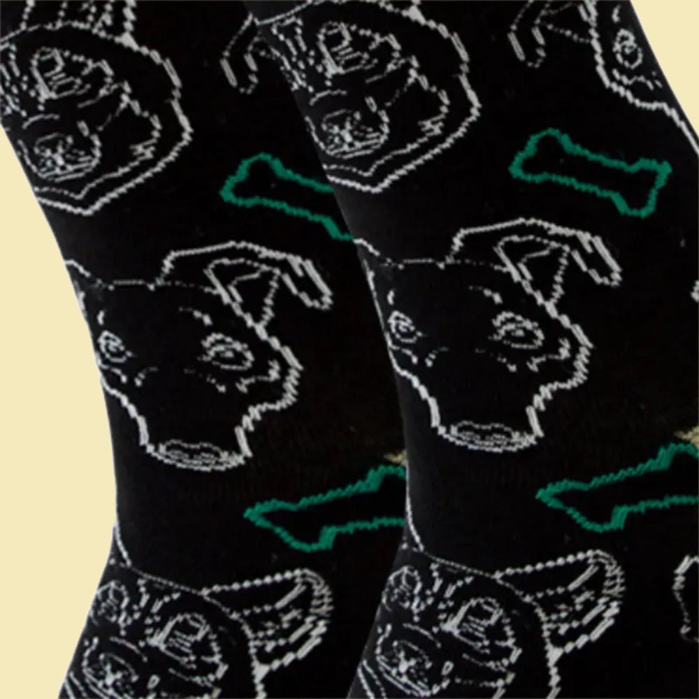 Dog Faces Socks from the Sock Panda (Adult Large - Men's Shoe Sizes 8-12), DogFacesLg