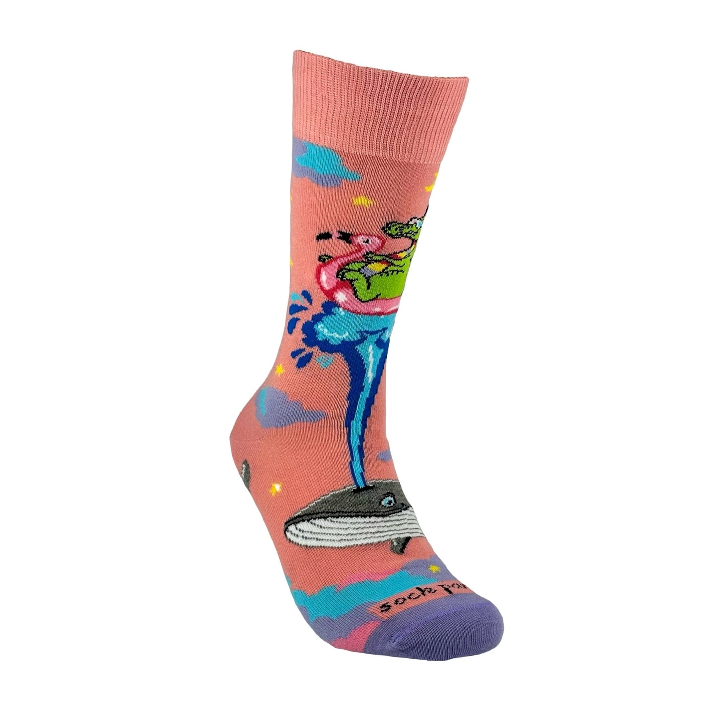 Dream Dragon and Whale Socks from the Sock Panda (Adult Medium - Women's Shoe Sizes 5 - 10)