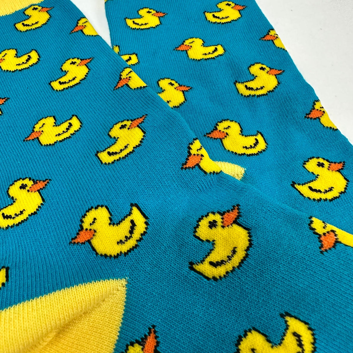 Duck Pattern Socks from the Sock Panda (Adult Medium), BlueDuckPattMd