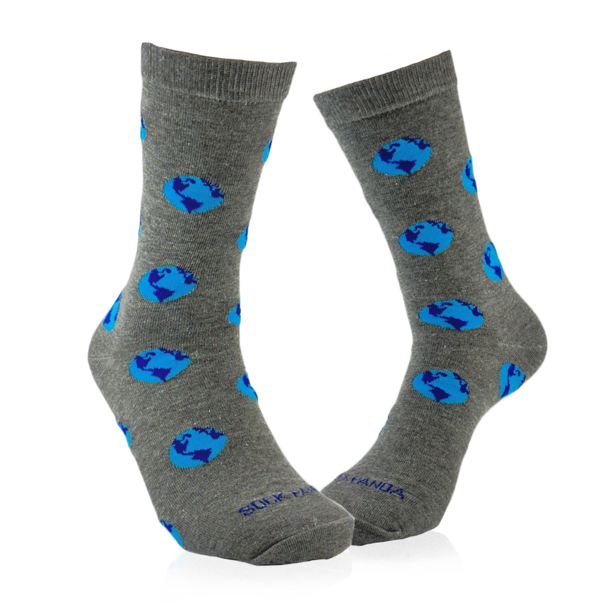 Earth Pattern Socks from the Sock Panda (Adult Medium - Women's Shoe Sizes 5-10), EarthPatternMd