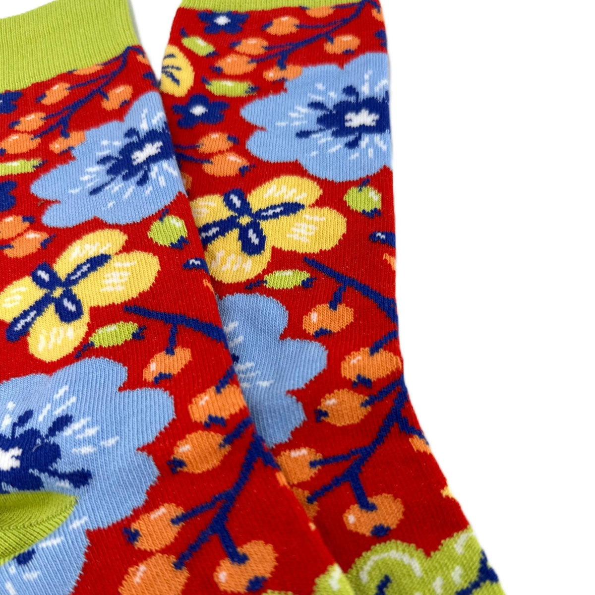 Exotic Flower Socks from the Sock Panda (Adult Medium - Women's Shoe Sizes 5-10), ExoticFlowerMd