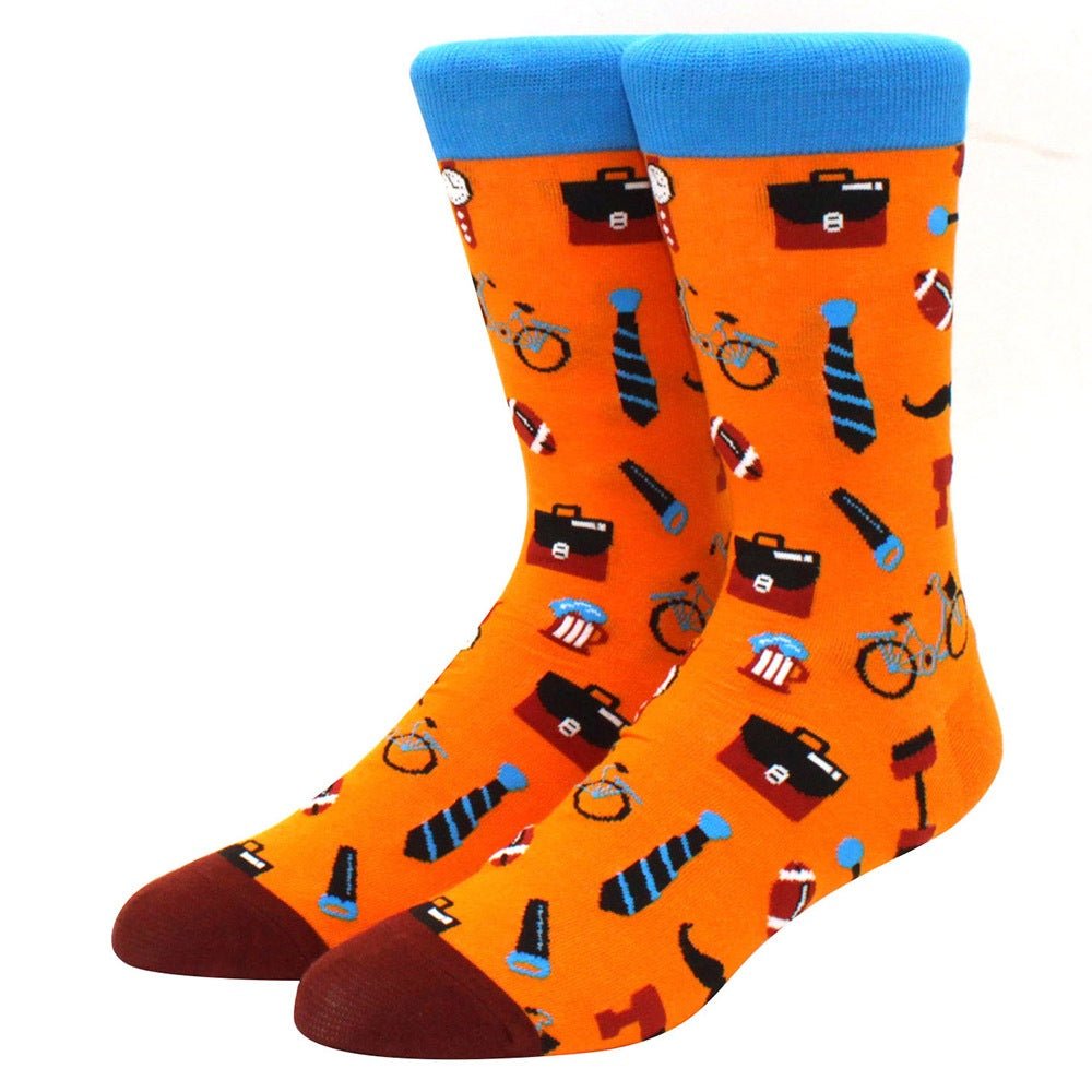 Family Fun Socks from the Sock Panda (Adult Large), FamilyManLg