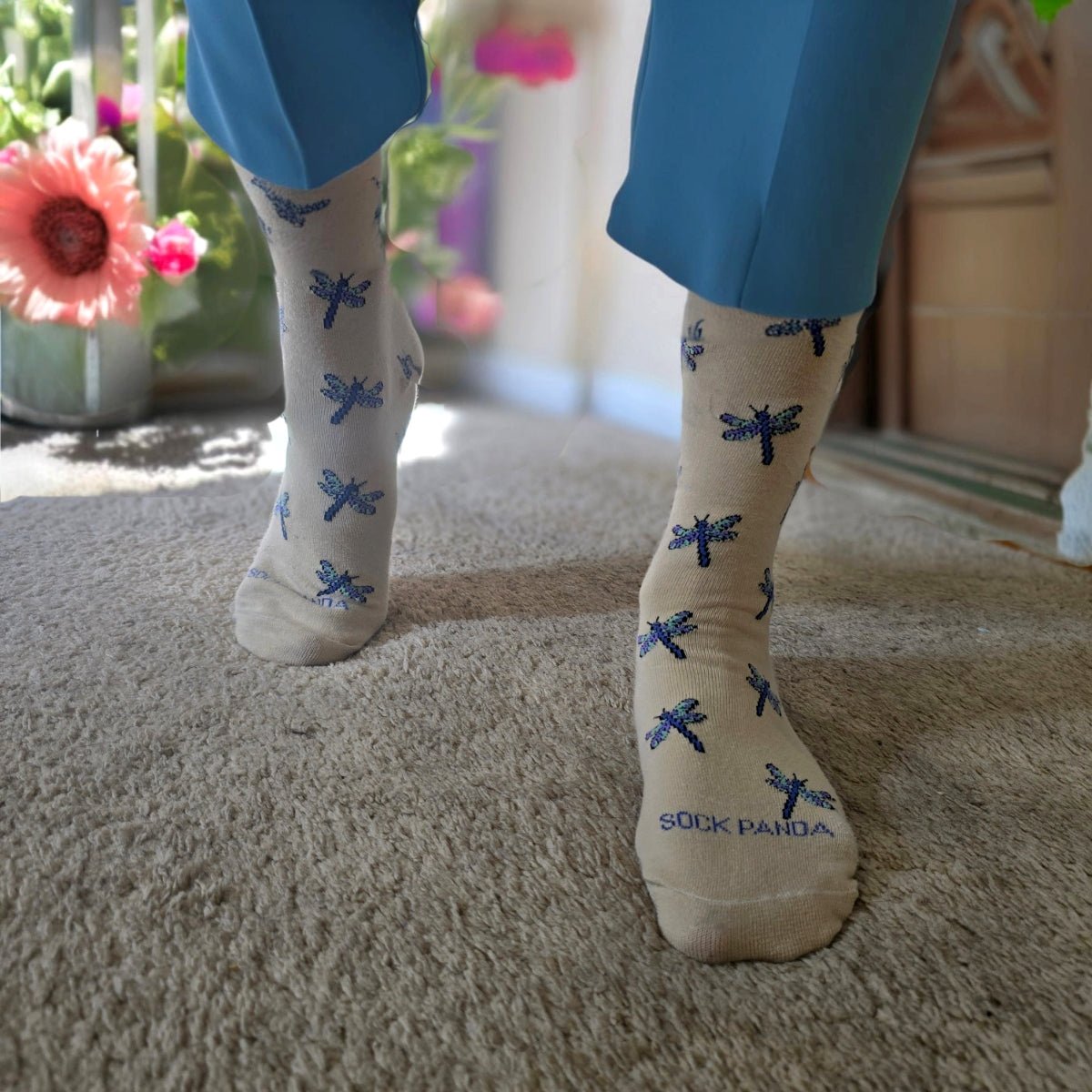 Firefly Pattern Socks from the Sock Panda (Adult Medium - Women's Shoe Sizes 5-10), FireflyMd