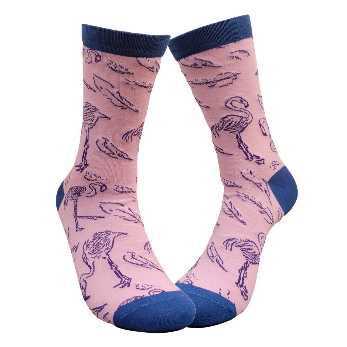 Flamingo Pattern Socks from the Sock Panda (Adult Medium - Women's Shoe Sizes 5-10), Pink Flamingo