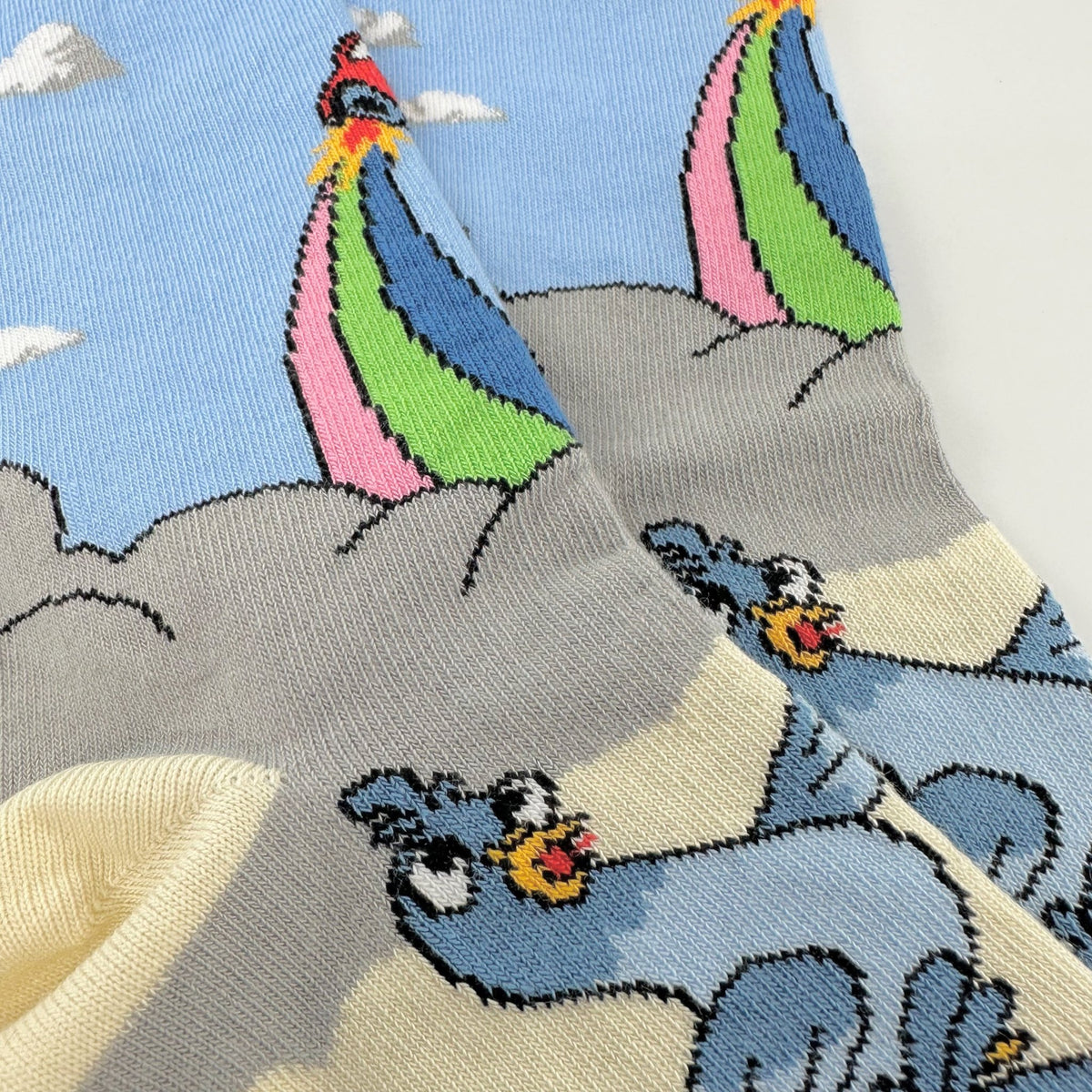Flying Car Socks from the Sock Panda (Adult Small), FlyingCarsSm