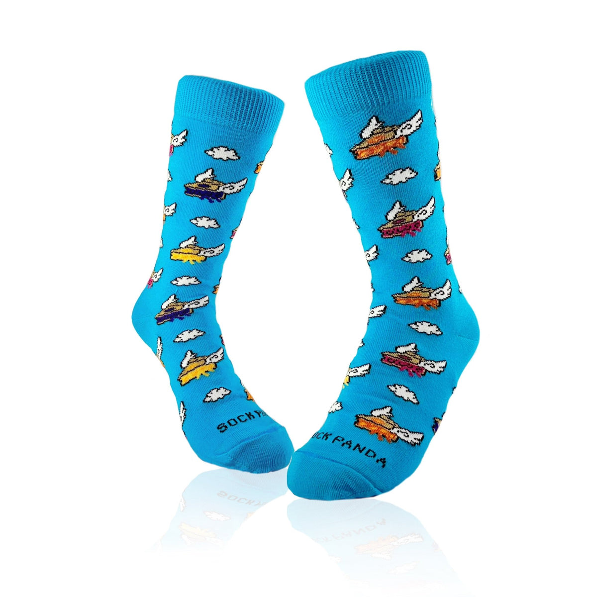 Flying Pies Socks from the Sock Panda (Adult Small), FlyingPiesSm