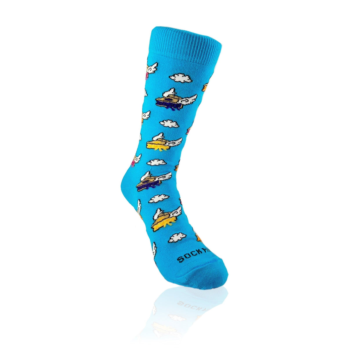 Flying Pies Socks from the Sock Panda (Adult Small), FlyingPiesSm