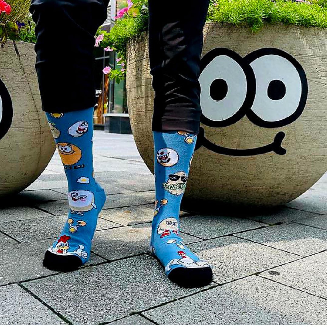 Good Egg vs Bad Egg Socks from the Sock Panda, GandBEggSm