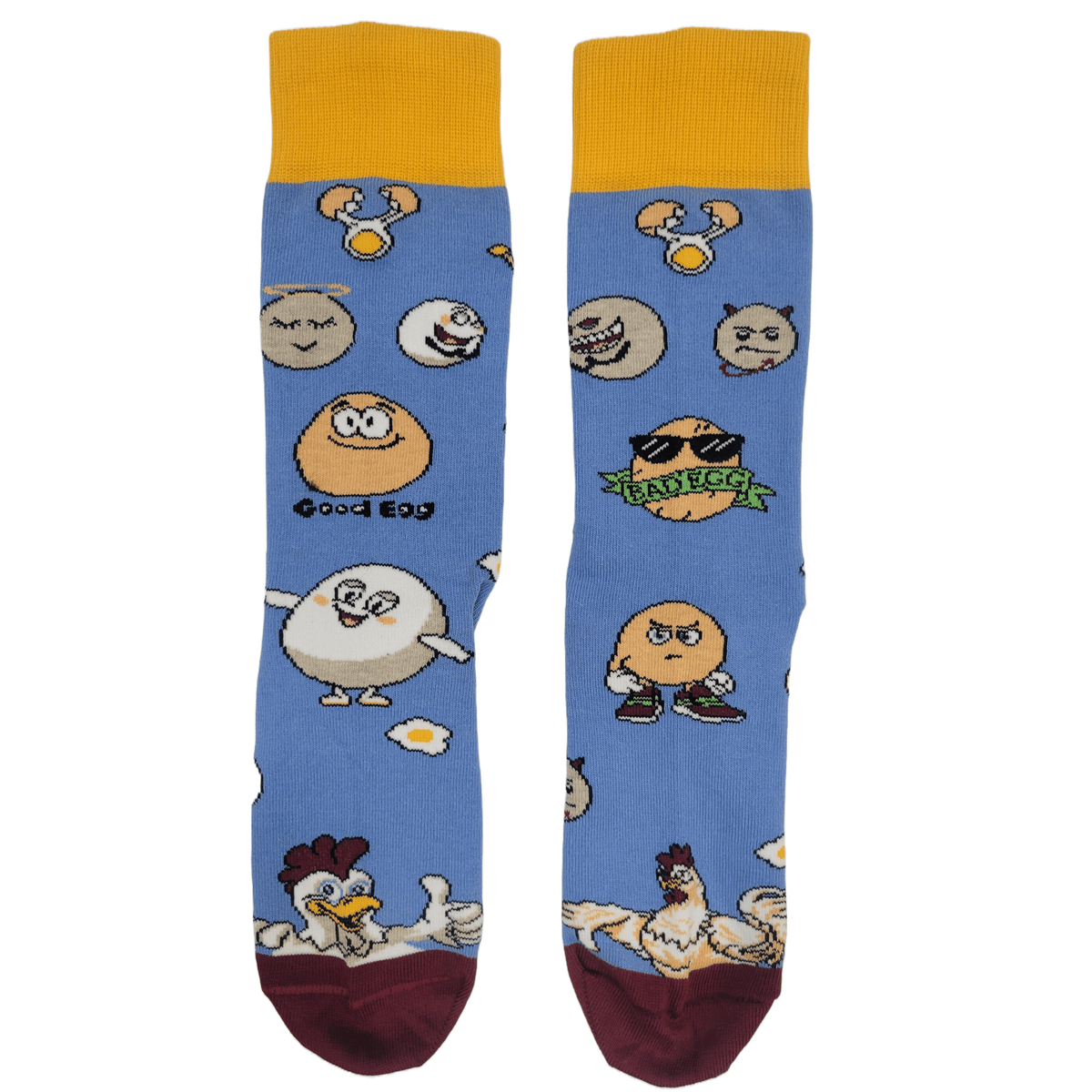 Good Egg vs Bad Egg Socks from the Sock Panda, GandBEggMd