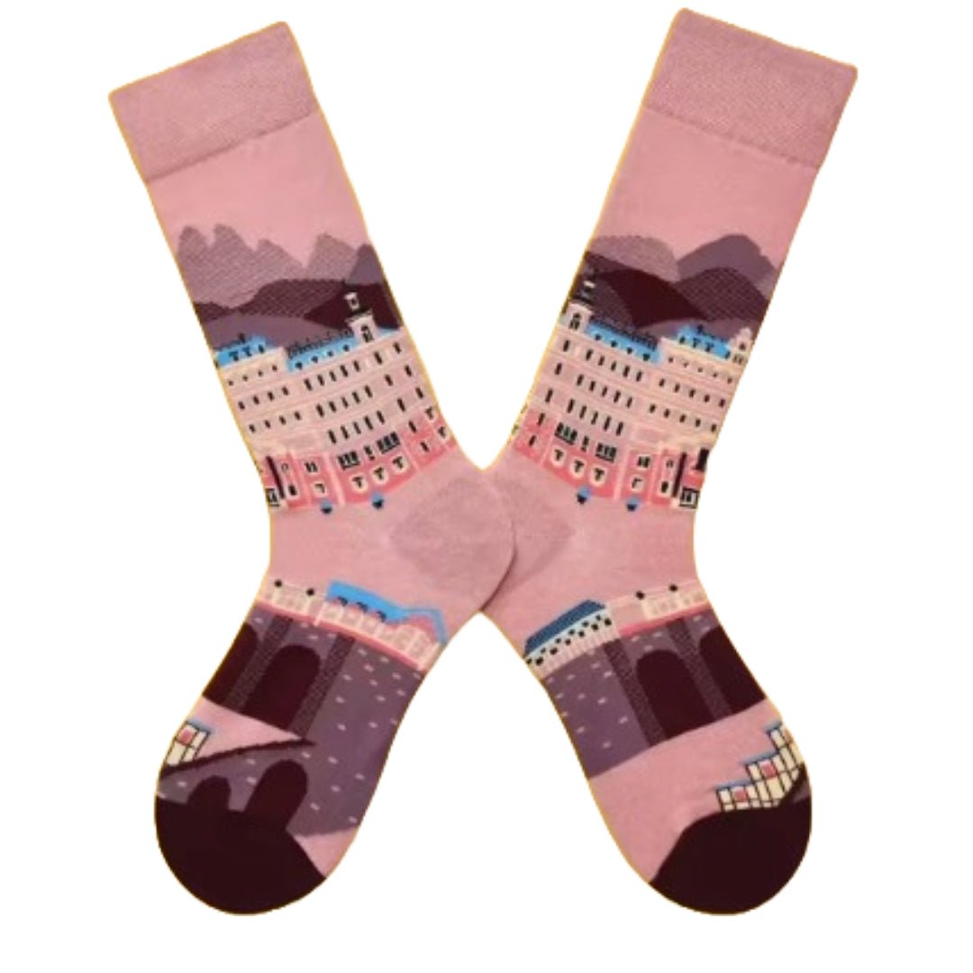 Grand Hotel Socks from the Sock Panda (Adult Medium)