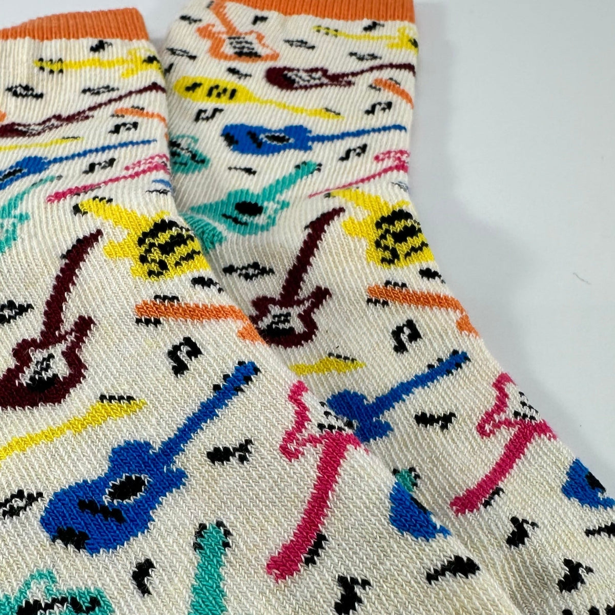 Guitar Pattern Socks from the Sock Panda (Ages 3-7), PalGuitarMd