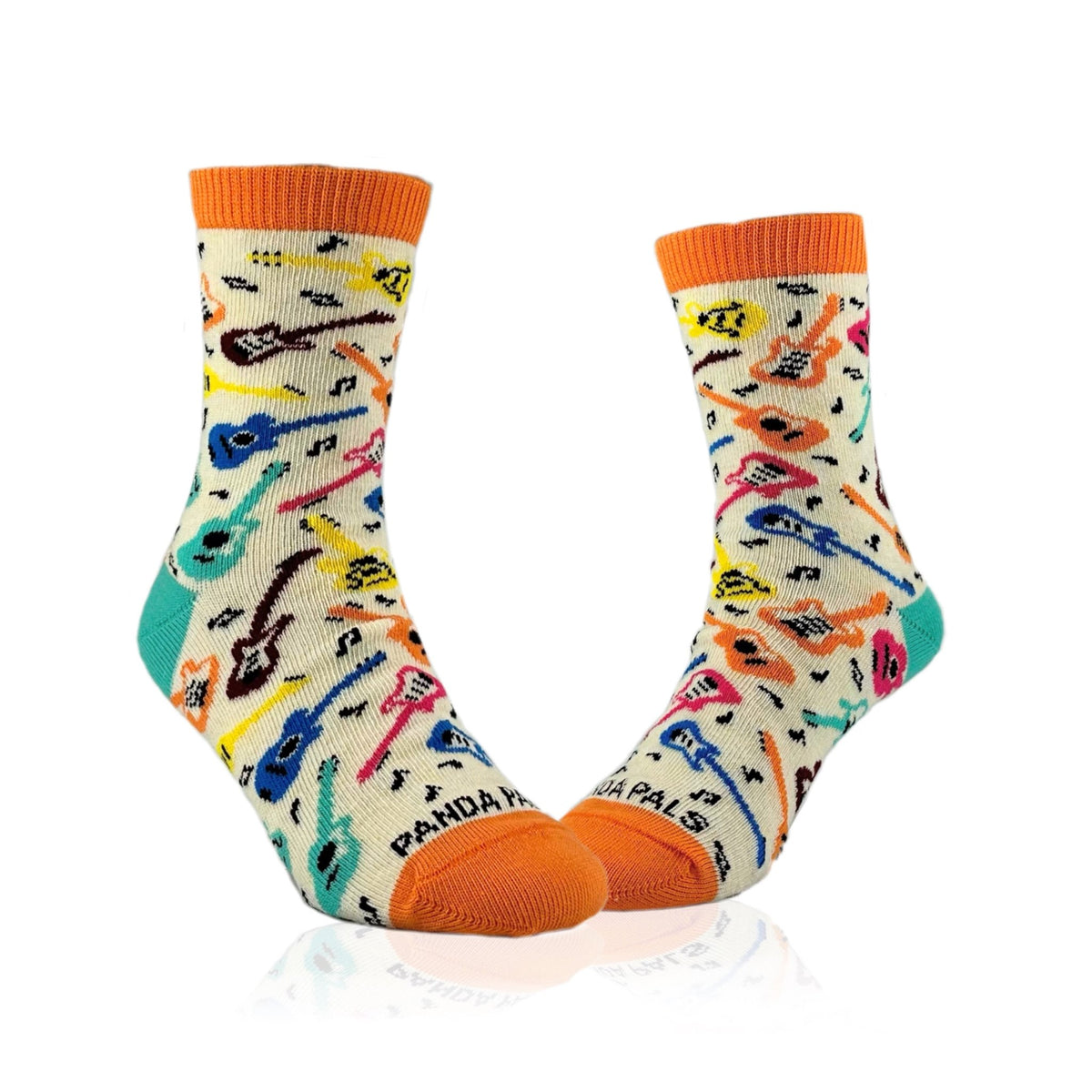 Guitar Pattern Socks from the Sock Panda (Ages 3-7), PalGuitarMd