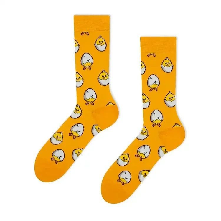 Hatched Egg Socks from the Sock Panda (Adult Medium - Women's Shoe Sizes 5-10), HatchEggMd